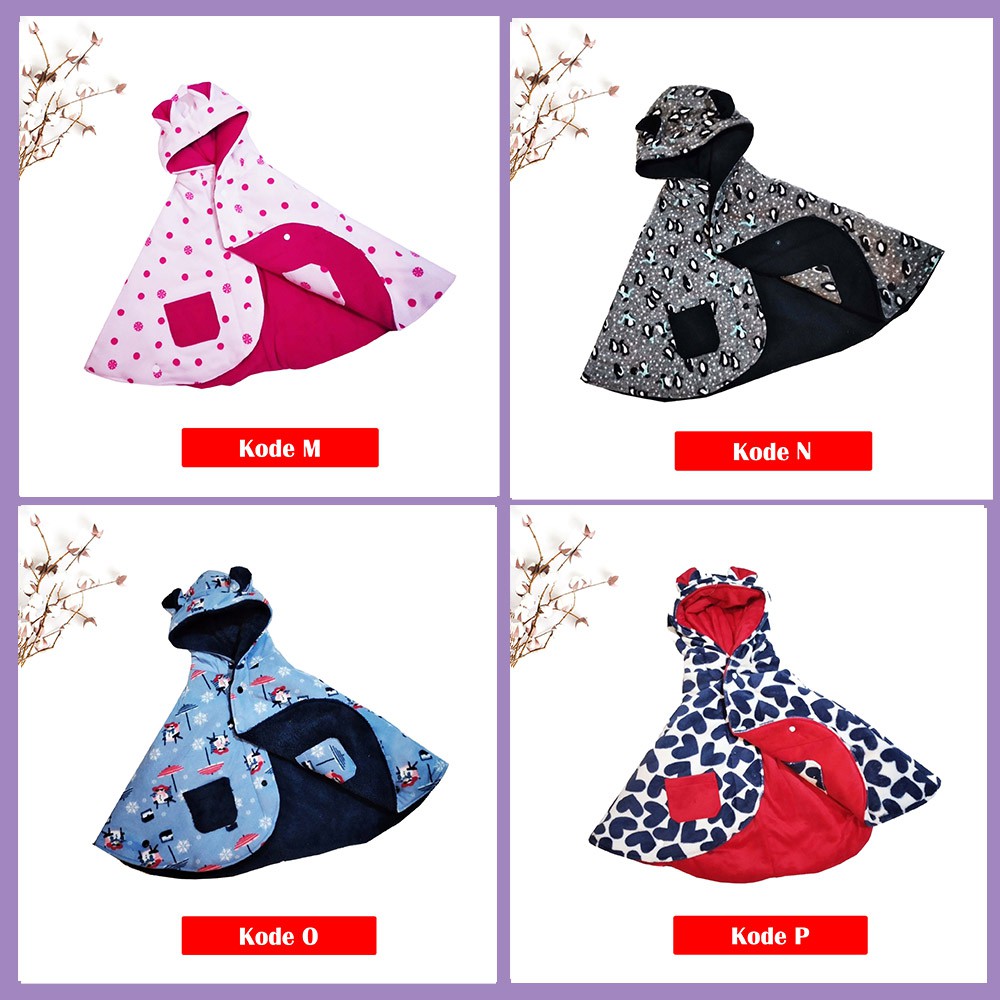 BABY CAPE Selimut Bayi Newborn-3thn Jaket Anak Bayi Murah-4