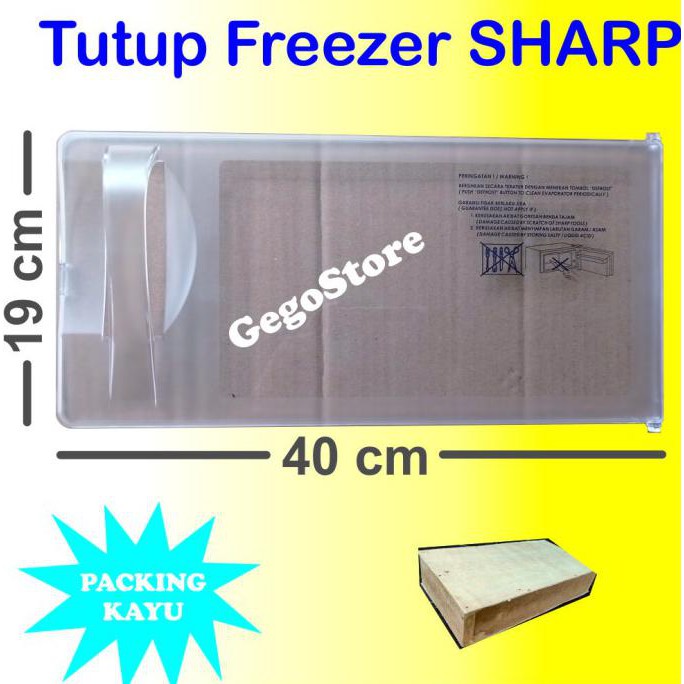 Tutup Pintu Freezer Sharp Kulkas Frezer Freser Freeser Original Asli - Sj180 Pc.Kayu - Promo 