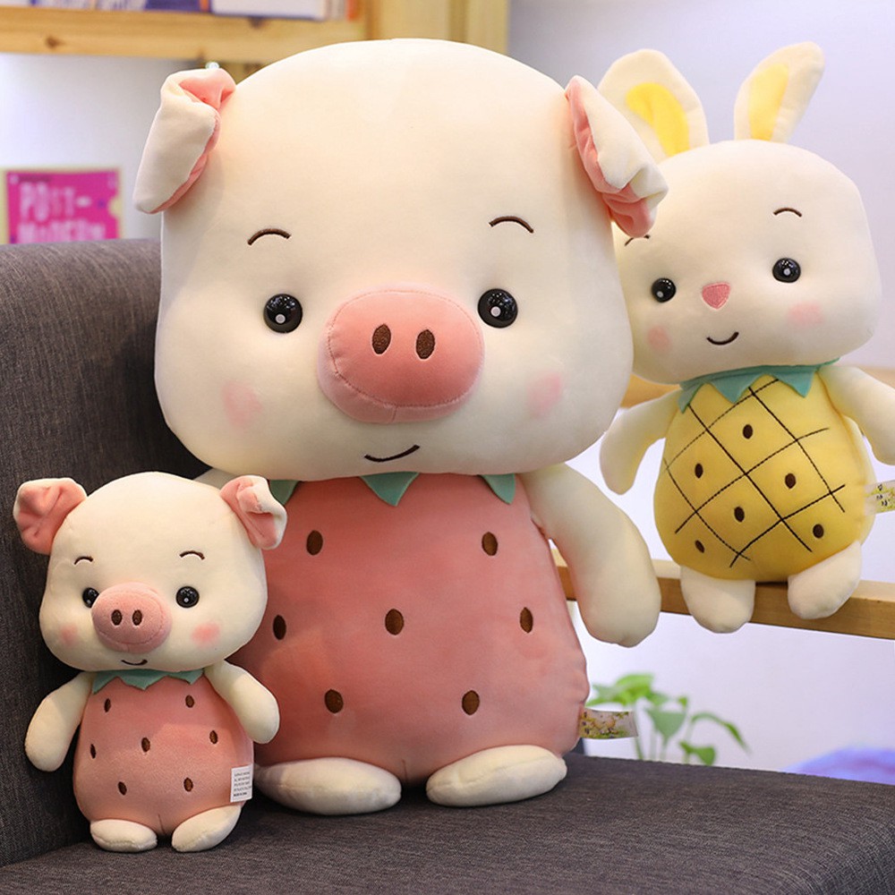 Boneka Bantal Mimiso Piggy Boneka Pig Lucu bahan Plush