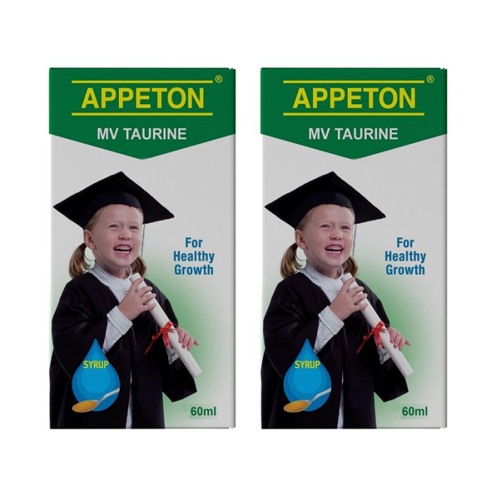 Appeton Taurine Syrup 60 ml (Bundle 2 Botol)