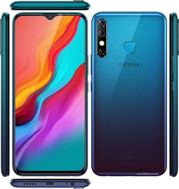 Infinix Hot 8 New Resmi Indonesia 4/64GB RAM 4GB ROM 64GB Android 9 Pie Mediatek P22 Triple Camera