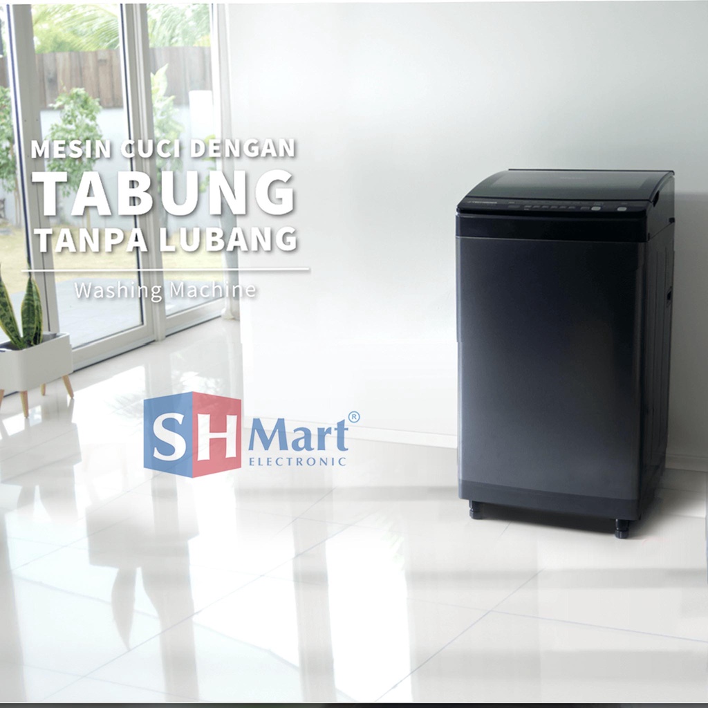 MESIN CUCI SHARP 1 TABUNG 9,5 KG ESM-9500XT INVERTER MEGAMOUTH SERIES 2.0 GARANSI RESMI