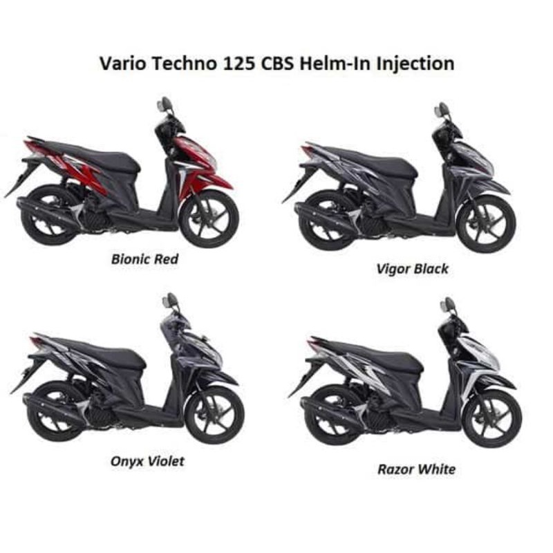 Cover Tutup Tameng Pelindung Knalpot Standar Honda Vario 125 Techno Injection Original Standar