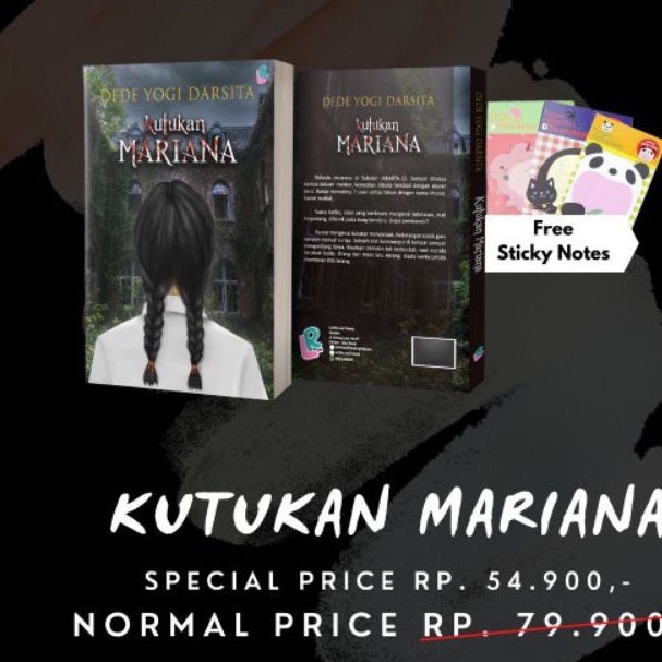 

Buku Novel Kutukan Mariana Original Novel by Dede Yogi Darsita Penerbit LovRinz