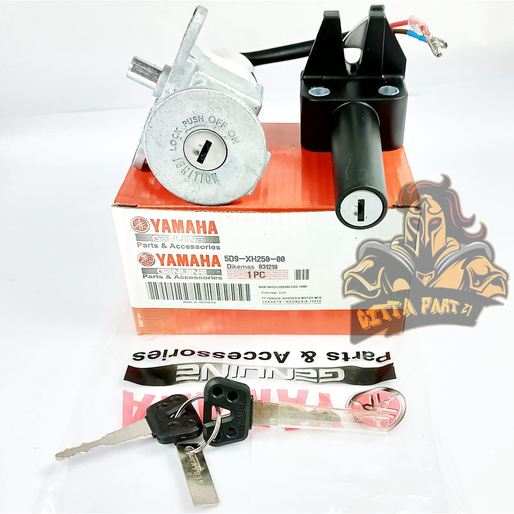 KUNCI KONTAK SET YAMAHA 5D9 KUALITAS ASLI ORIGINAL YAMAHA YGP PRESISI AWET DAN DIJAMIN MANTAP VEGA ZR VEGA RR