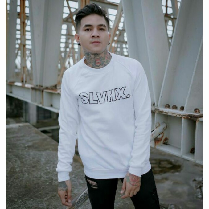 Crewneck Salviohexia Putih Crewneck Salvio Hexia Slvhx