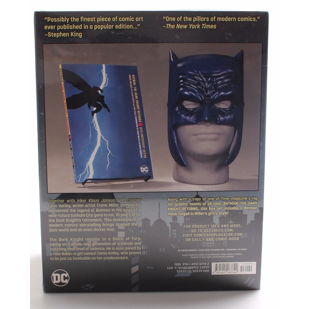 The Dark Knight Returns Book Mask Set Shopee Indonesia