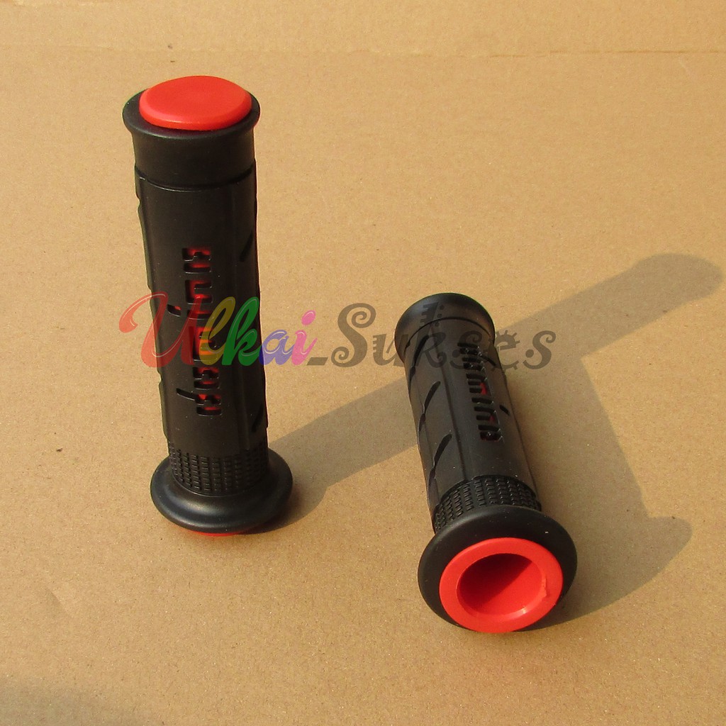 Motorcycle Hand Grips Cover Domino Karet Gas Anti Slip Universal Murah Laris