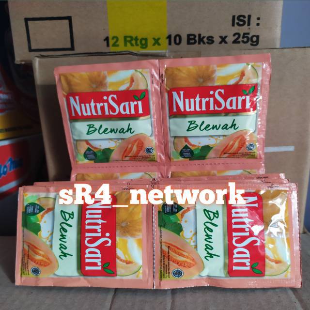 

Nutrisari Blewah 1 Renceng @10 Sachet