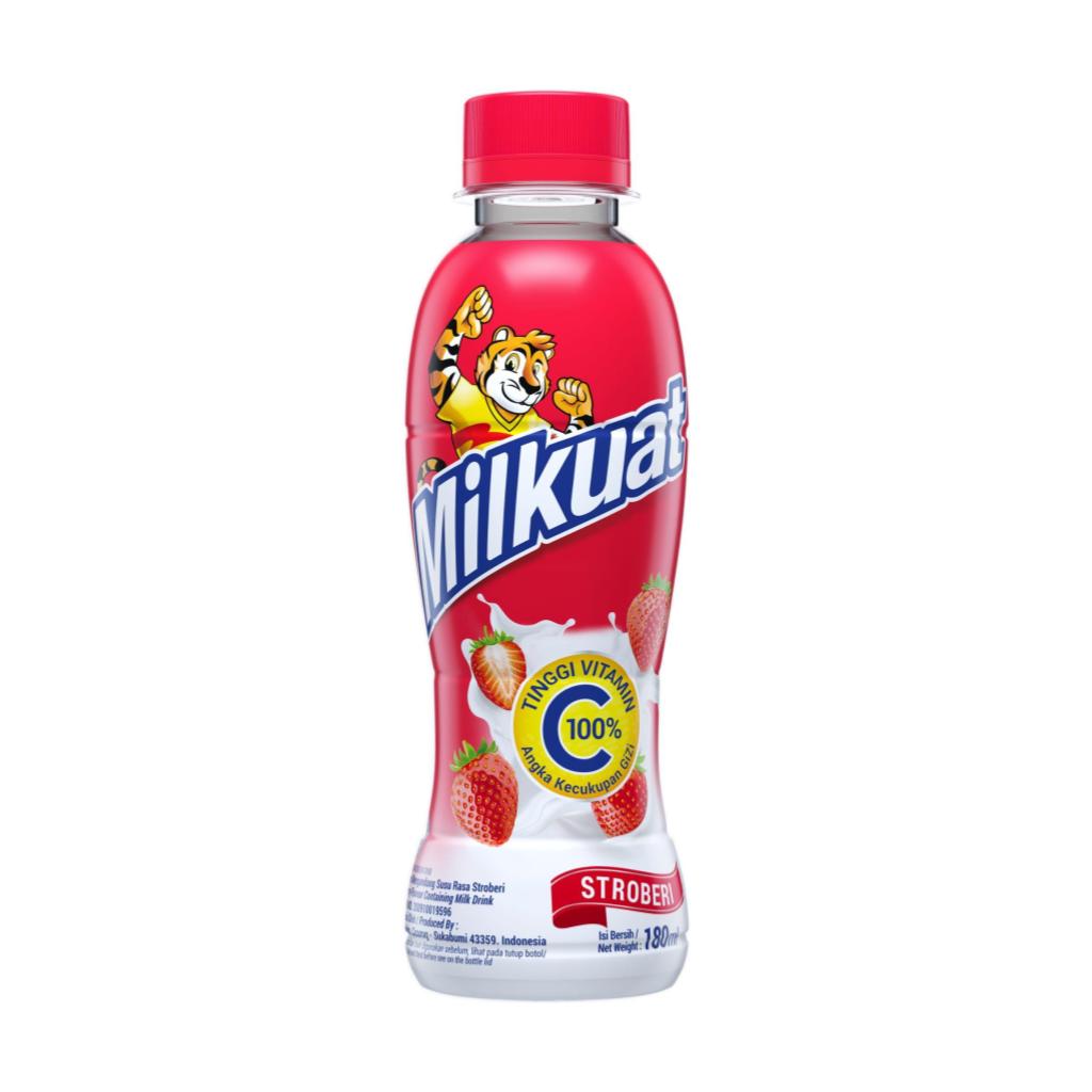 Milkuat PET Strawberry 180ml