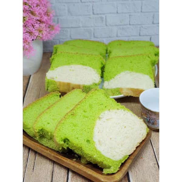 

Cake Bread Pandan / Roti Bolu Chiffon Pandan