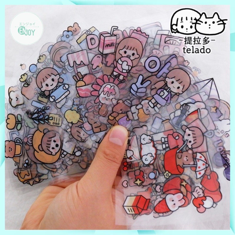 

TELADO STIKER TUMBLR AESTHETIC Sticker Pack Aesthetic /Stiker Hp Laptop/ Sticker Per 1 PCS