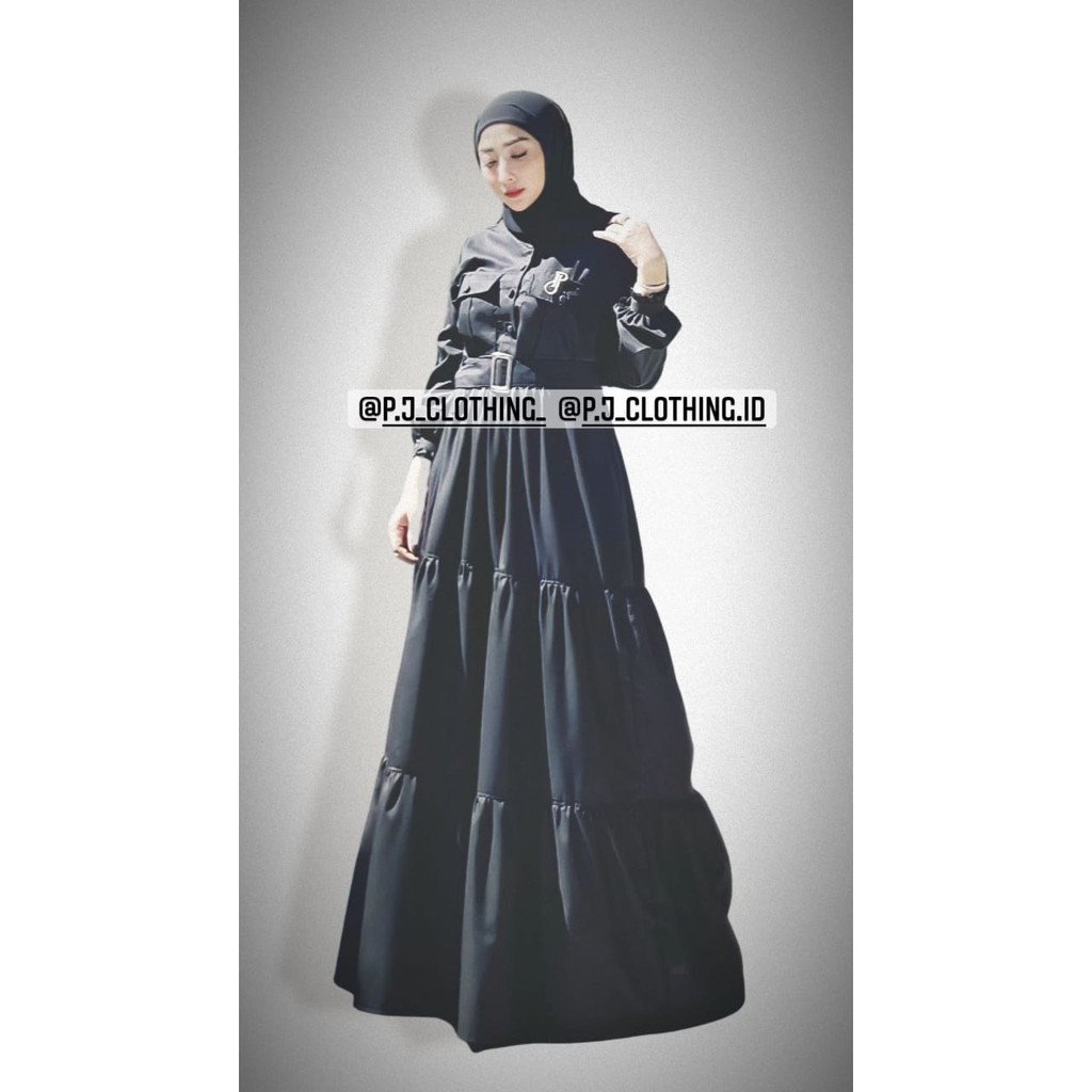 BAJU GAMIS AINUN DRESS BY PIPIK JULIANA p.j_clothing_