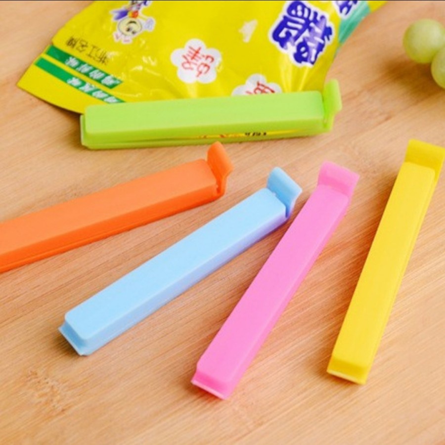 【GOGOMART】ISI 5 Sealer Klip Penjepit Bungkus Makanan Snack /  Plastik Seal Plastick Food Clip - ISI 5