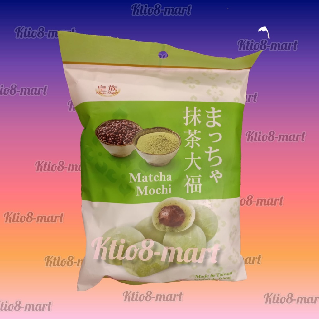 

Royal Family Brand - Matcha Mochi 120gr/Mochi Green Tea/Import