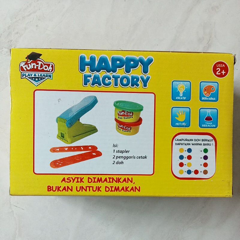 Mainan Malam Plastisin Fundoh Happy Factory 28015