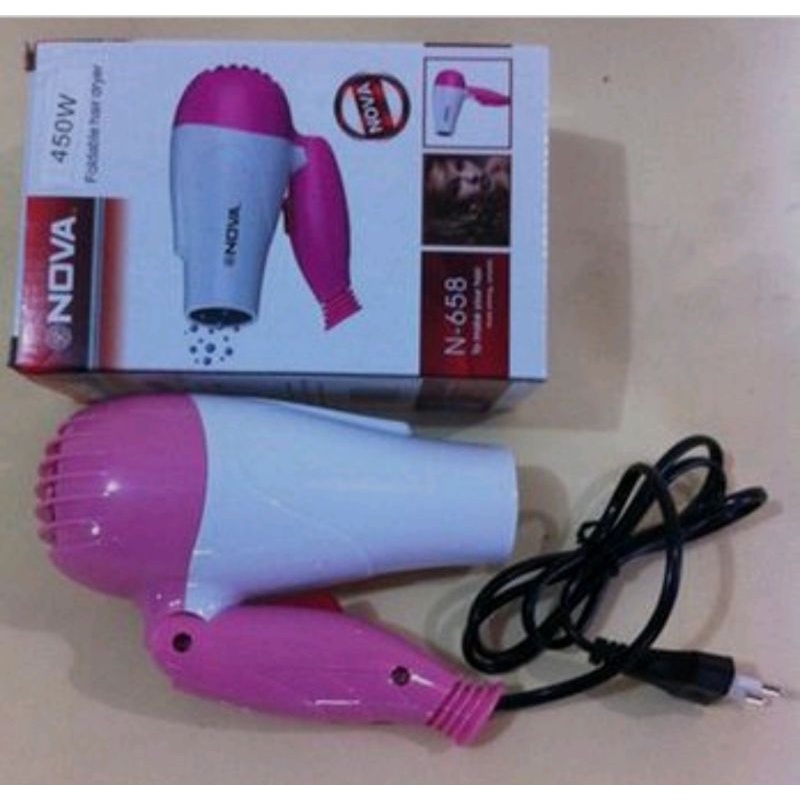 HAIR DRYER / PENGERING RAMBUT MINI LIPAT MURAH DAN HEMAT LISTRIK