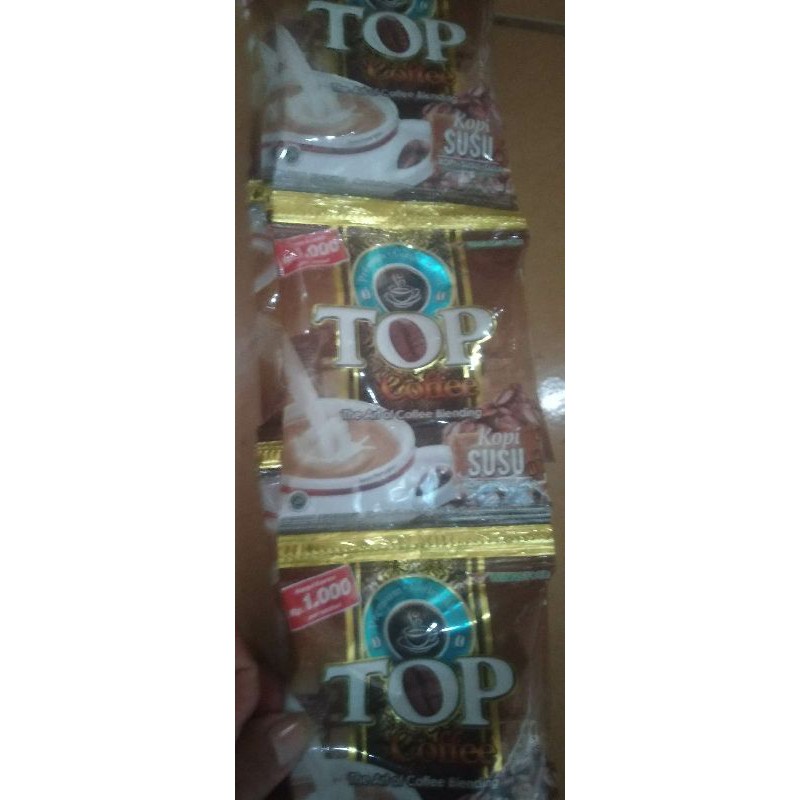 

kopi susu top hrg Rp 10 000