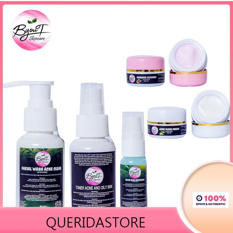 Paket Acne Clear (Kulit Berjerawat) Skincarebyouty / Byouty Skincare / Byout By Nisa