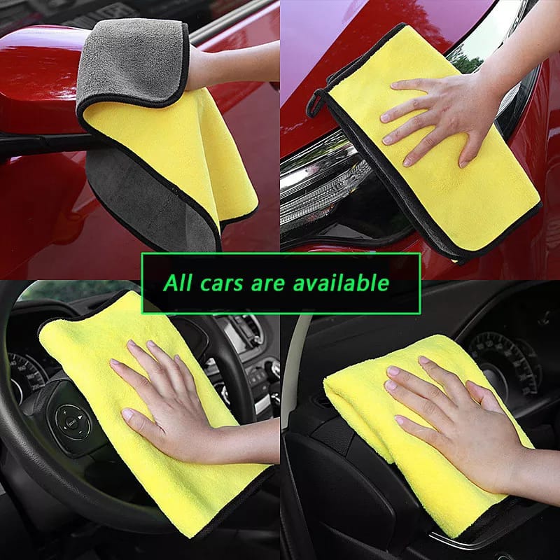 [Eike] - Kain microfiber 500 GSM 2 Sisi Tebal / Kain Lap Mobil Microfiber Serbaguna / Kain Lap MIcrofiber Serap Air / Kain Lap