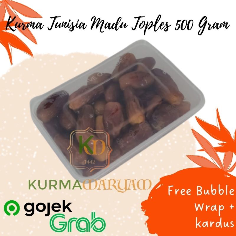 

Kurma Tunisia Madu Toples 500 Gram Tuneese Bukan Palm Fruit || Kurma Tunisia Non Tangkai || Tunisia || Kurma Madu || Oleh Oleh Haji Dan Umroh