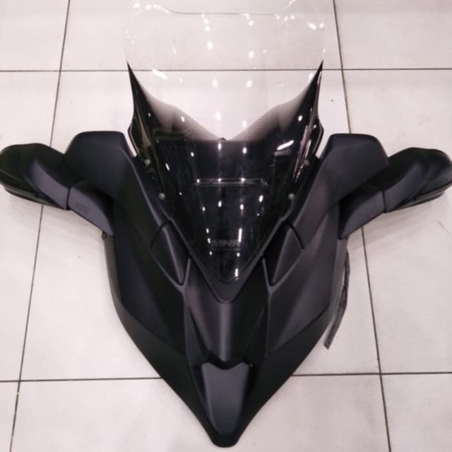 Tameng Windshield MHR PCX 150 Lokal Plus Spion Lipat LED