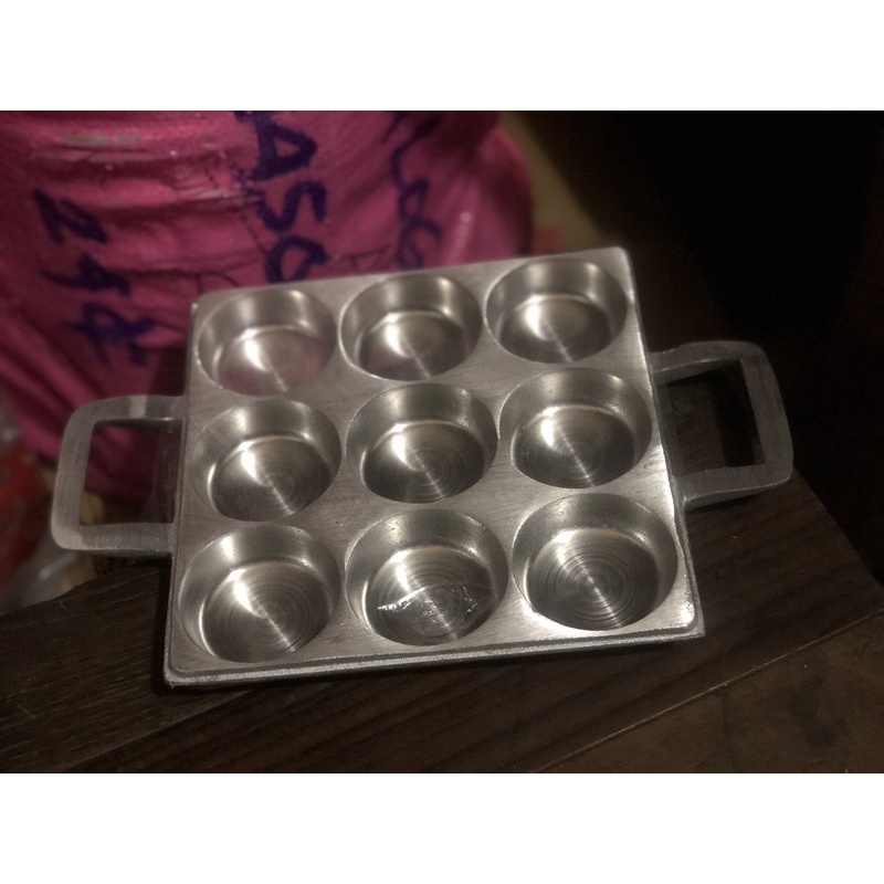 Cetakan Kue Kumpur 9 Lubang / Martabak mini Eddy