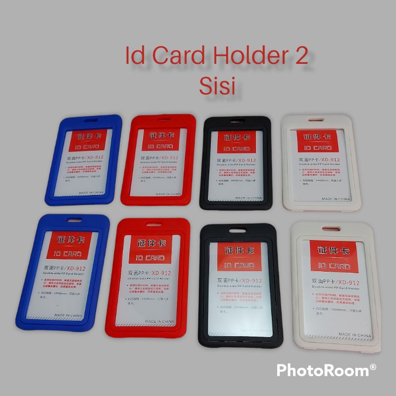 

Id Card Holder Xd-912 (10pc) Tempat Id Card 2 Sisi-Doff Exculusive Termurah Frame Name Tag Casing Id