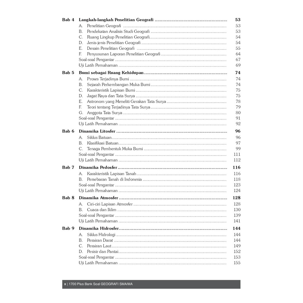 Buku Soal Sma Buku 1700 Plus Bank Soal Geografi Sma Ma Shopee Indonesia