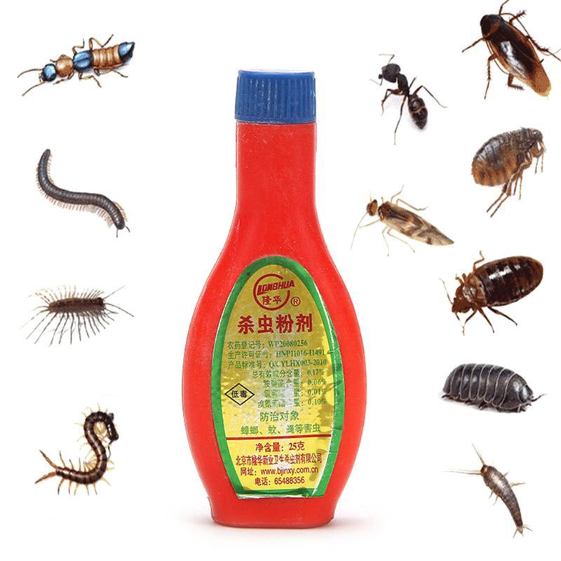 Grab Medan Bubuk Racun Pembasmi Serangga Powder Insektisida 25gr - IP25 - Red Pest Control LONG