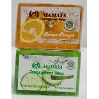✨SHASYA✨ MAMAYA Transparent Soap (✔️BPOM) Sabun batang Mini by Papaya 41 Gr SOAP CUCUMBER | Sabun Transparan Mentimun
