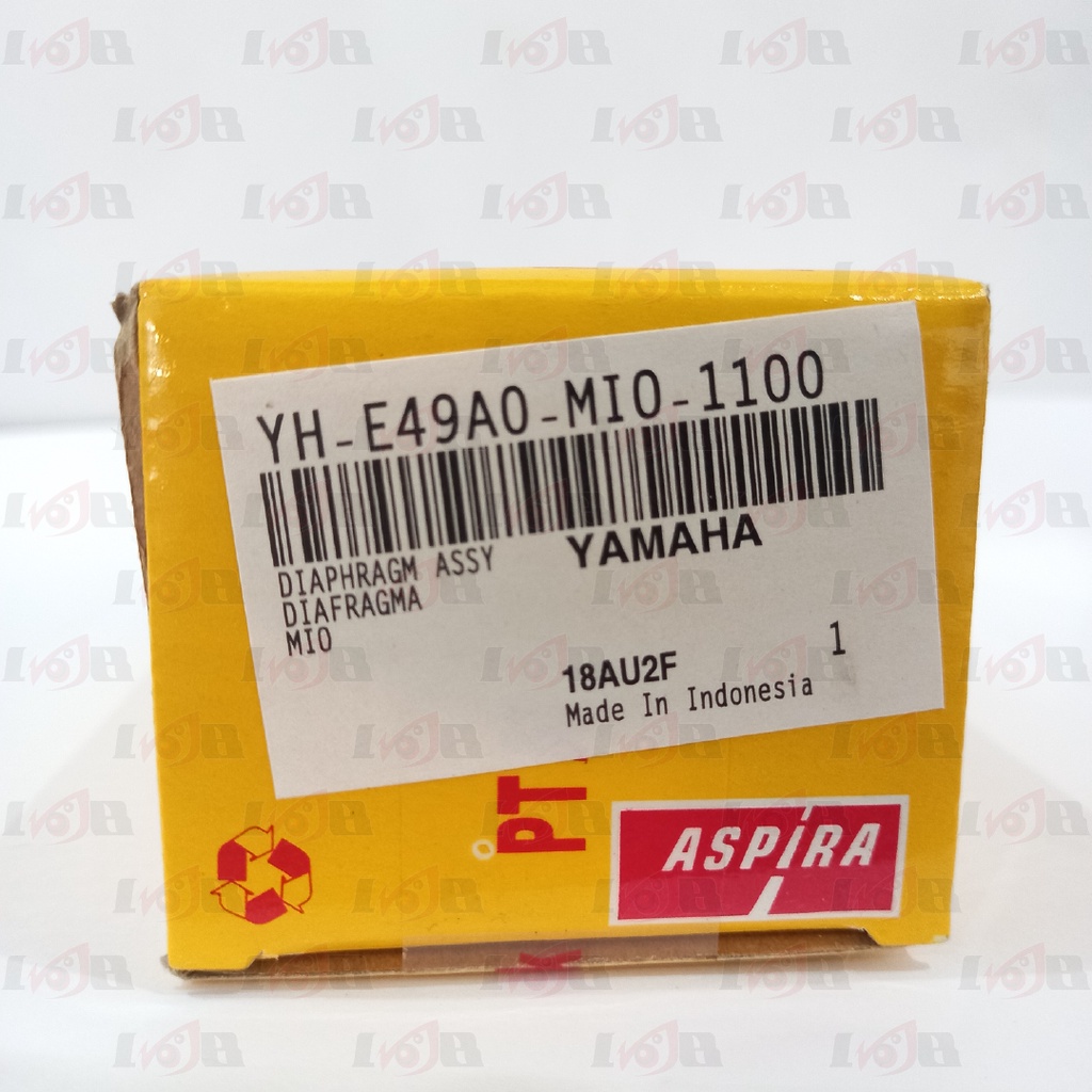 Aspira Karet Vakum Mio Fino 5TL Vacum+Per Sol Diafragma Karburator Mesin Motor matic