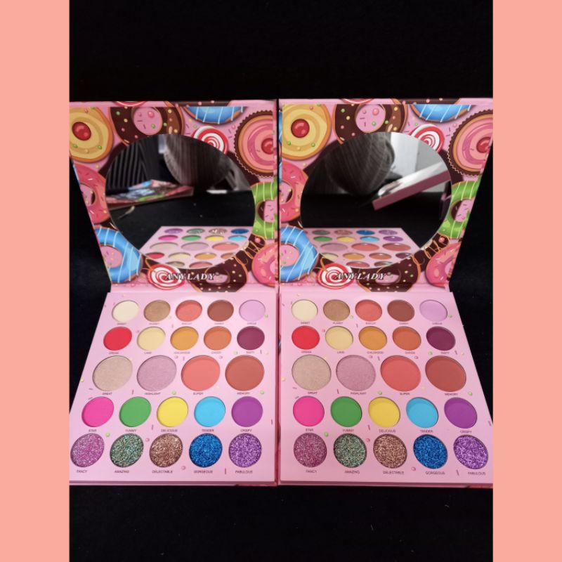 PROMO!!EYESHADOW PALETTE DONUT WORRY BE HAPPY ANY LADY 543