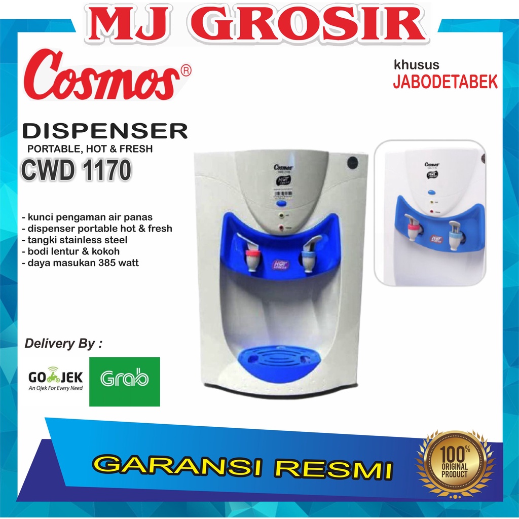 PROMO WATER DISPENSER COSMOS CWD 1170 CWD1170 HOT &amp; FRESH