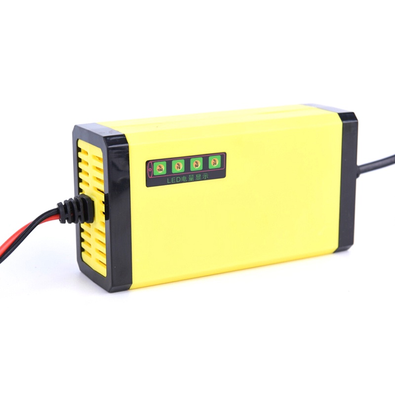 {LUCKID}12V 2AH-20AH Smart Car Battery Charger Motorcycle Automatic LED Display Portable