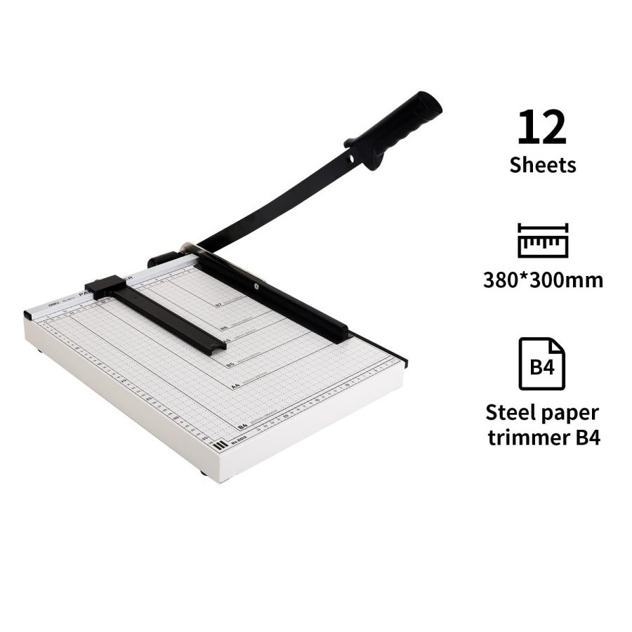

PISAU PEMOTONG KERTAS B4 DELI PAPER CUTTER TRIMMER 8013