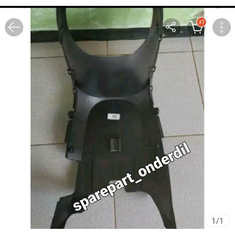 Cover dek kolong bawah lumpur scoopy fi 2013-2016