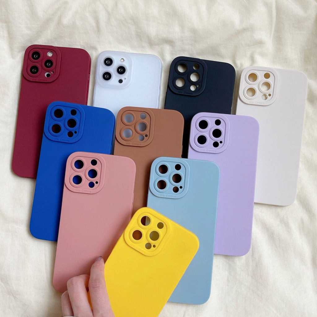 MK Softcase Casing Proteksi Kamera for Iphone 6 6s 6g 6+ 6s+ 7 8 7+ 8+ X Xs 11 12 13 14 14+ Plus Pro Max 14Plus