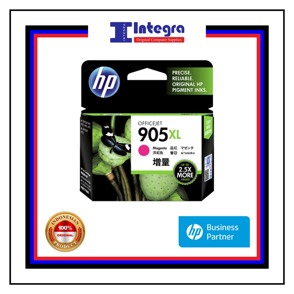 Tinta HP 905 XL Magenta Original Cartridge - T6M14AA