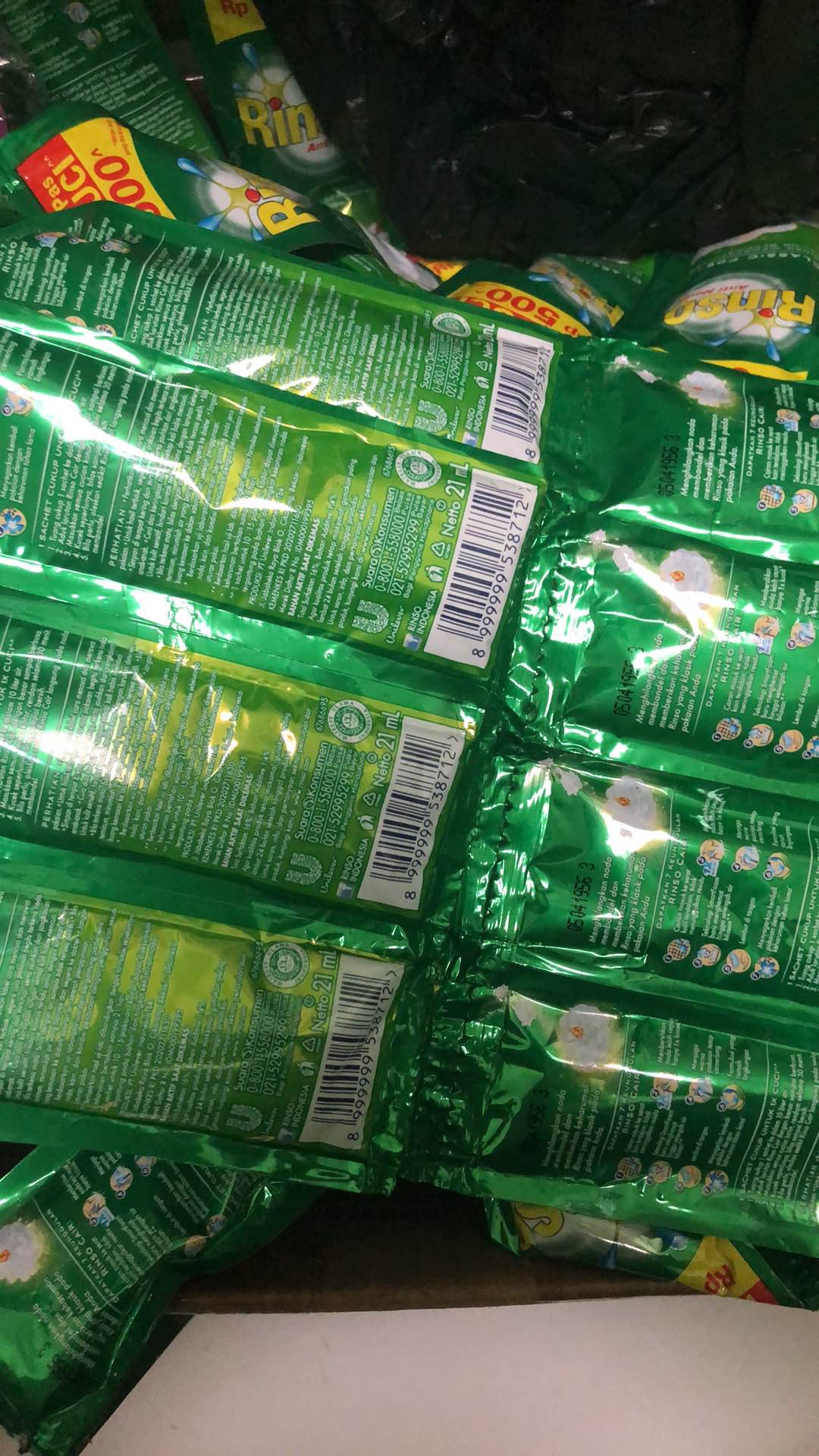 Rinso Cair Sachet 21ml Classic Fresh