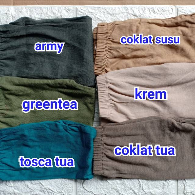 Legging Polos Bayi Anak size S 1-2 tahun