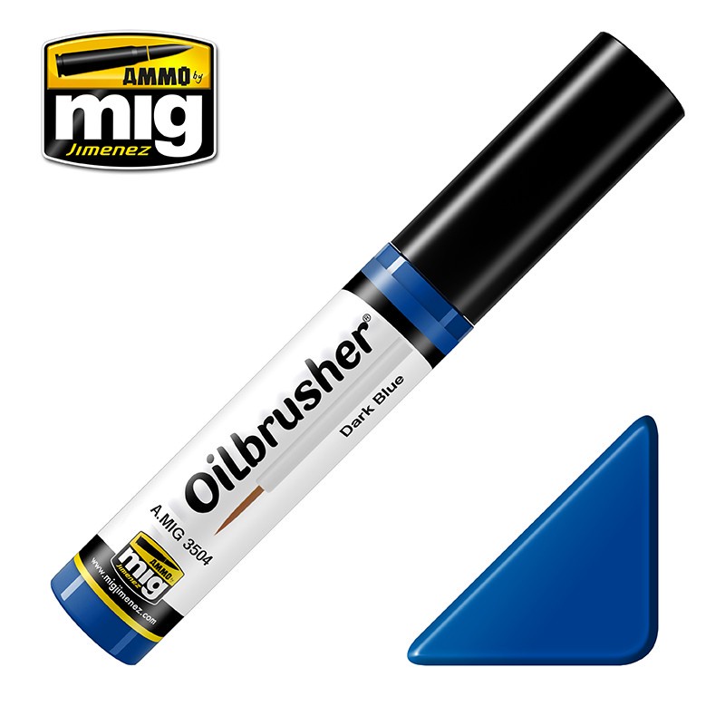 

AMIG3504 : DARK BLUE - Oilbrusher Ammo Mig