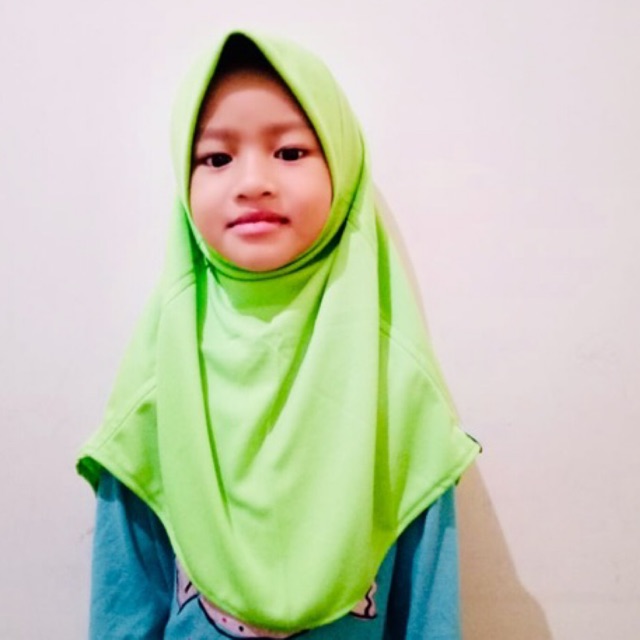 Thalita hijab anak perempuan bahan kaos katun seperti kerudung jilbab afrakids ya moms nablfashion