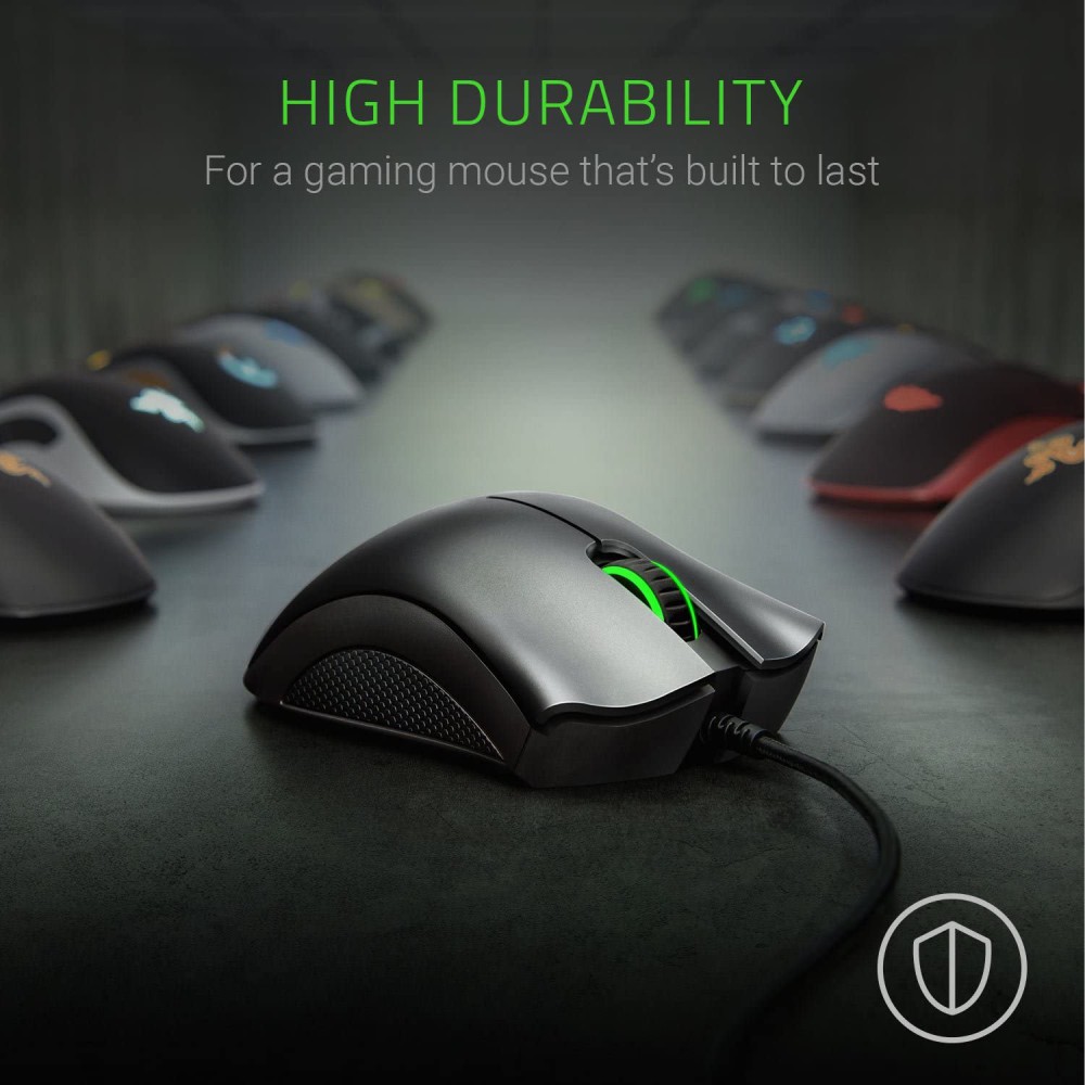 RAZER DEATHADDER ESSENTIAL GAMING MOUSE WITH 6400 DPI OPTICAL SENSOR