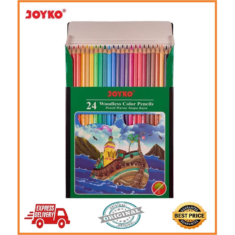 

PENSIL 24 WARNA PANJANG JOYKO CP 104