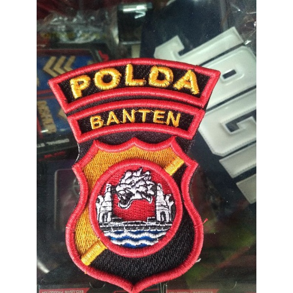 bordiran polda banten timbul, bordir bet POLDA BANTEN