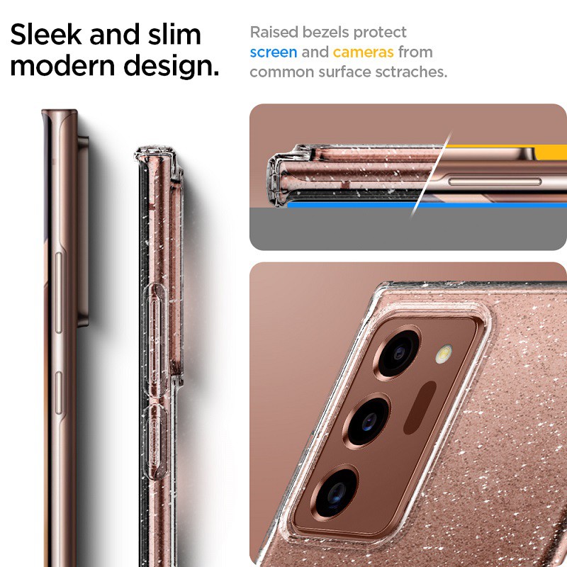 Case Samsung Galaxy Note 20 Ultra / Note 20 Spigen Liquid Crystal Glitter Sparkling Casing