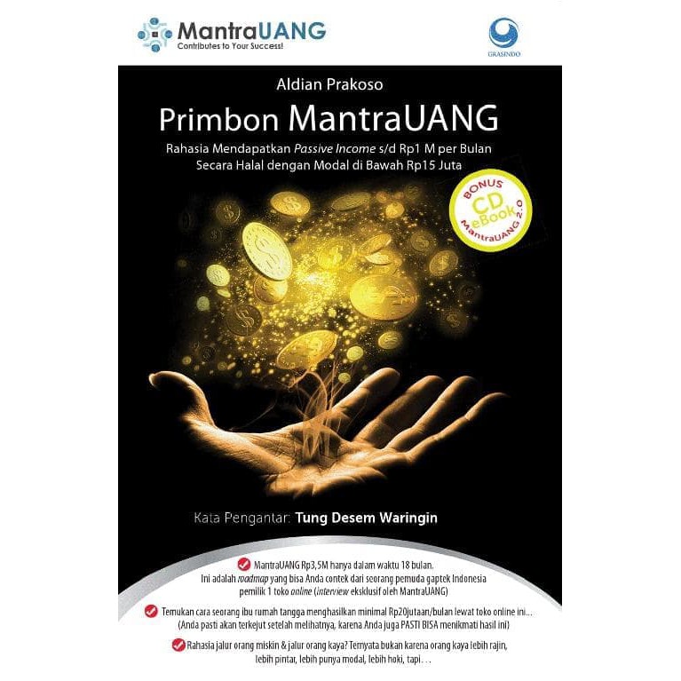 

Buku Pengembangan diri - Primbon Mantra UANG - Aldian Prakoso - ORI SEGEL