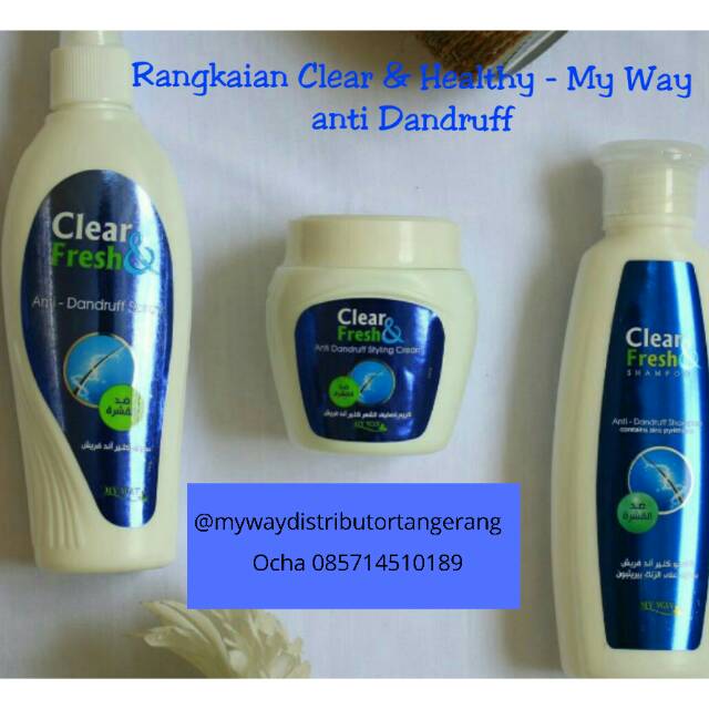 Shampoo Clear & Healthy My Way - anti Ketombe BPOM