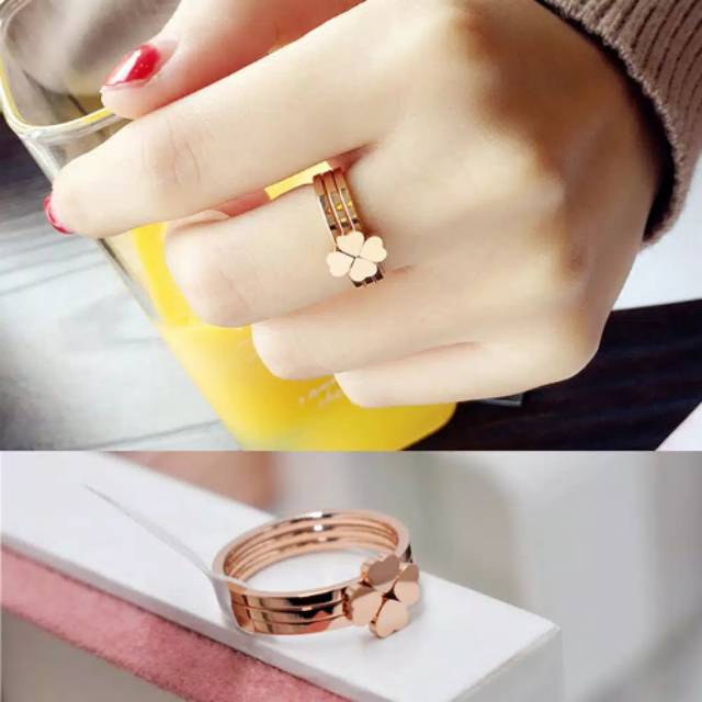 E_M_I# 2-6GRAM 3PCS CINCIN LOVE LINGKAR 24K EMAS MURNI ASLI KADAR 920%/92%